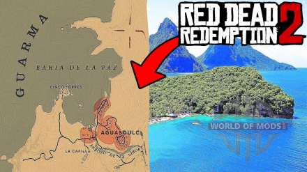 Où trouver de l'île de Guarma de RDR 2? Recherche description et l'emplacement de la carte