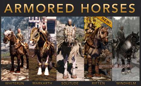 Armures pour chevaux pour Skyrim