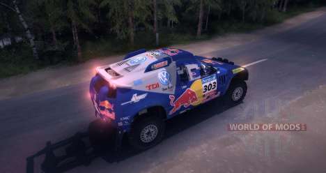 Volkswagen Touareg Dakar Beta für Spin Tires