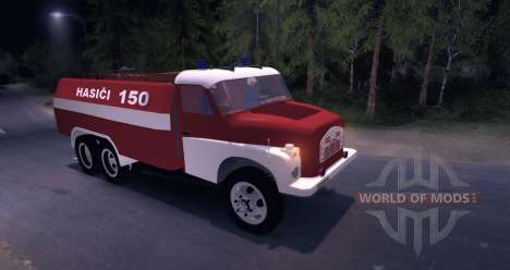Tatra 148 Firetruck pour Spin Tires