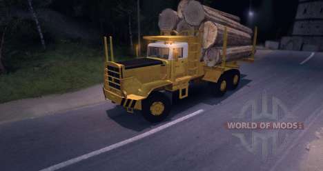 Hayes HQ 142 (HDX) Logging Truck pour Spin Tires