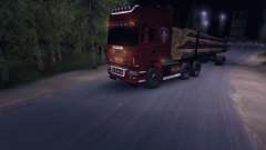 Scania R620 Logging Truck für Spin Tires