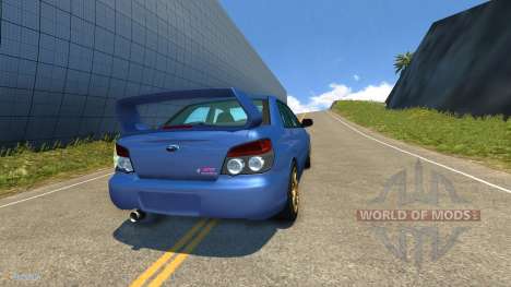Subaru Impreza WRX STI pour BeamNG Drive