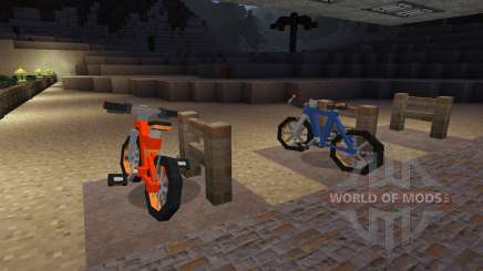 PokeCycle Mod - vélos pour Minecraft