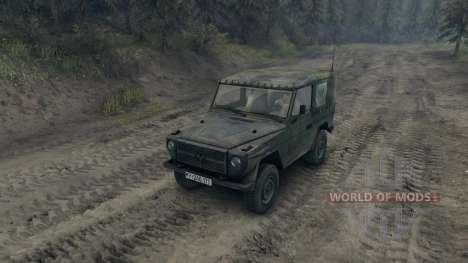 Mercedes-Benz 250GD Wolf pour Spin Tires