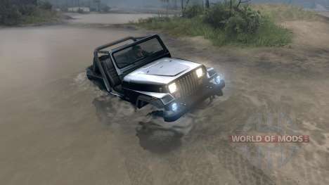 Jeep Wrangler YJ Sahara pour Spin Tires