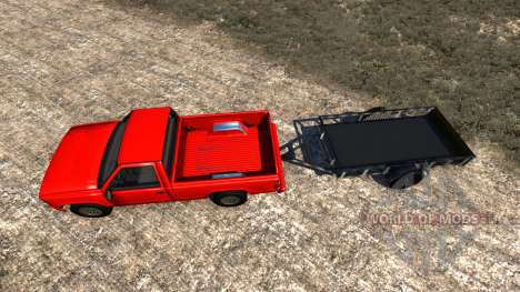 Gavril D-Series Trailer pour BeamNG Drive
