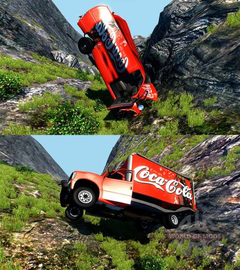 Gavril H-Series Coca-Cola für BeamNG Drive