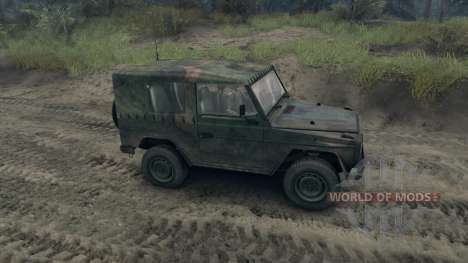 Mercedes-Benz 250GD Wolf pour Spin Tires