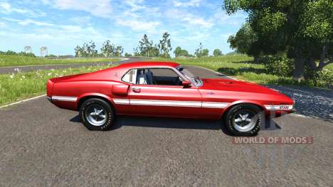 Ford Mustang Shelby GT500 428 Cobra Jet 1969 pour BeamNG Drive