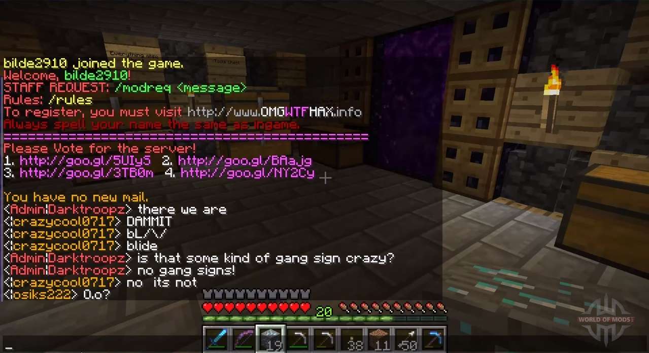 Enregistrer Automatiquement Des Log De Chat Pour Minecraft