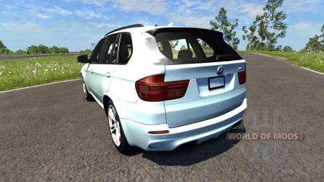 BMW X5M White für BeamNG Drive