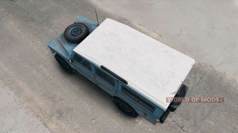 Land Rover Defender Blue pour Spin Tires
