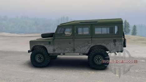 Land Rover Defender Olive pour Spin Tires