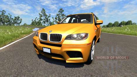 BMW X5M Orange pour BeamNG Drive