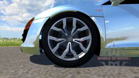 Audi R8 Chrome für BeamNG Drive