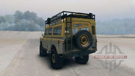 Land Rover Defender Camel pour Spin Tires