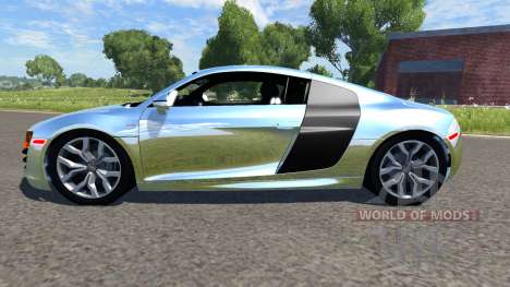 Audi R8 Chrome pour BeamNG Drive