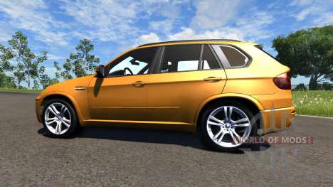 BMW X5M Orange für BeamNG Drive