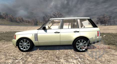 Range Rover Supercharged 2008 [Beige] pour BeamNG Drive
