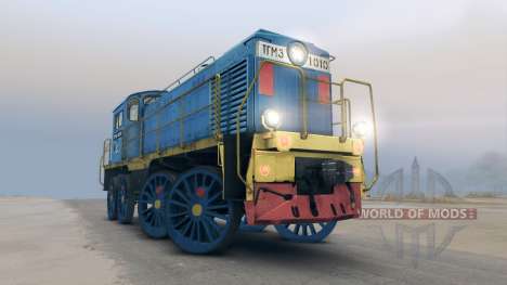 Locomotive TGM pour Spin Tires
