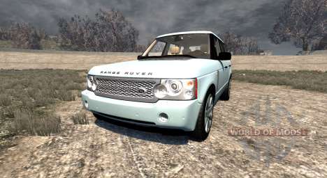 Range Rover Supercharged 2008 [White] für BeamNG Drive
