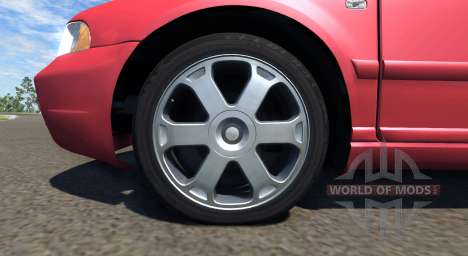 Audi S4 2000 [Pantone Red 032 C] pour BeamNG Drive