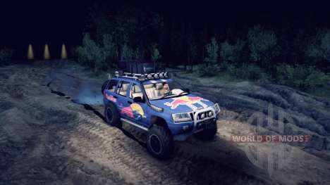 Jeep Grand Cherokee WJ Red Bull pour Spin Tires