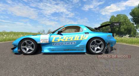 Mazda RX-7 Drift GReddy pour BeamNG Drive