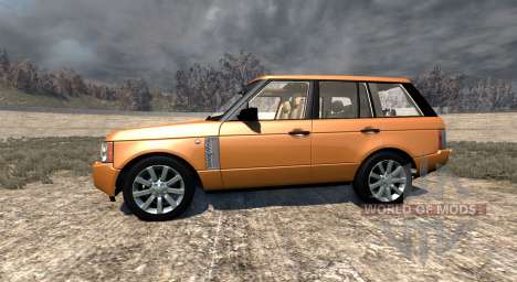 Range Rover Supercharged 2008 [Orange] für BeamNG Drive