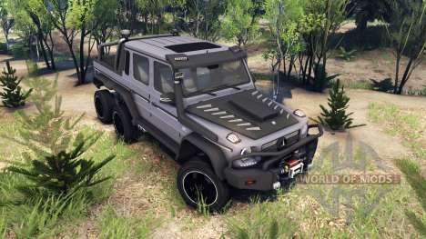 Mercedes-Benz G65 AMG 6x6 Ultimate pour Spin Tires