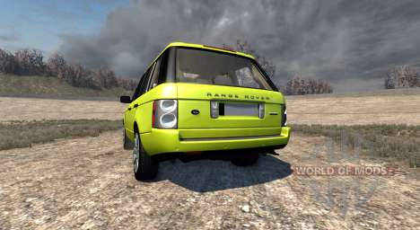 Range Rover Supercharged 2008 [Yellow] pour BeamNG Drive