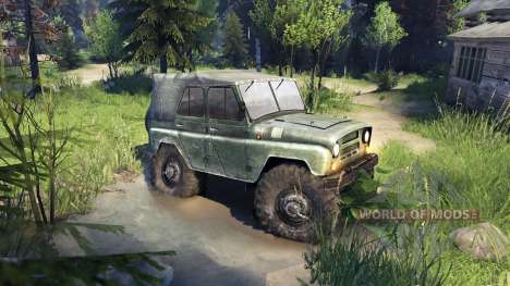 УАЗ-469 de Camion de Monstre pour Spin Tires