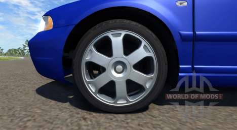 Audi S4 2000 [Pantone Reflex Blue C] für BeamNG Drive