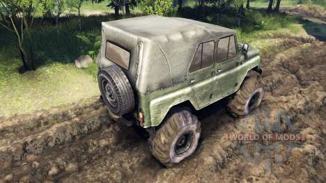 УАЗ-469 Monster Truck v3 pour Spin Tires
