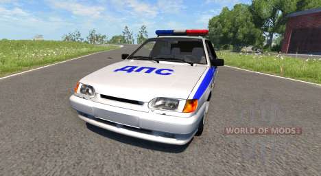 VAZ-2115 Polizei für BeamNG Drive