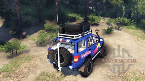 Jeep Grand Cherokee WJ Red Bull für Spin Tires