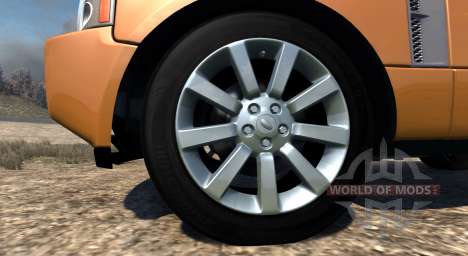 Range Rover Supercharged 2008 [Orange] pour BeamNG Drive