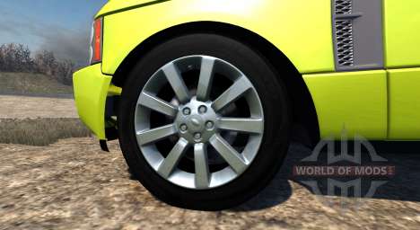 Range Rover Supercharged 2008 [Yellow] pour BeamNG Drive