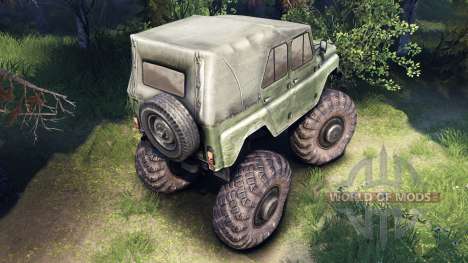 УАЗ-469 Monster Truck v2 pour Spin Tires