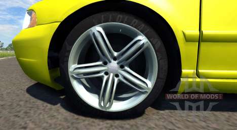 Audi S4 2000 [Pantone Yellow 012 C] pour BeamNG Drive