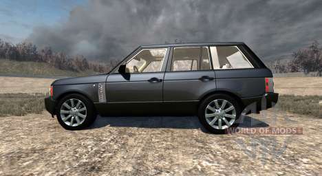 Range Rover Supercharged 2008 [Black] für BeamNG Drive