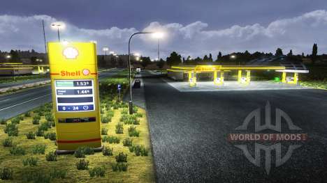 Européennes des stations d'essence pour Euro Truck Simulator 2
