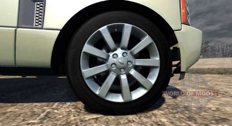 Range Rover Supercharged 2008 [Beige] pour BeamNG Drive