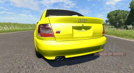 Audi S4 2000 [Pantone Yellow 012 C] pour BeamNG Drive