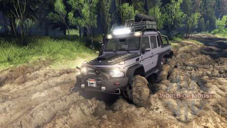 Mercedes-Benz G65 AMG 6x6 Ultimate pour Spin Tires