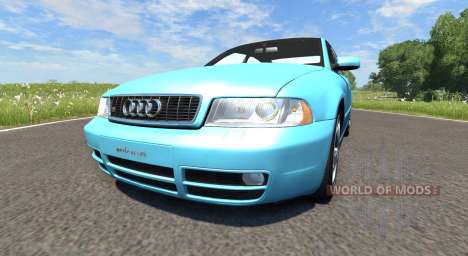 Audi S4 2000 [Pantone Blue 0821 C] für BeamNG Drive