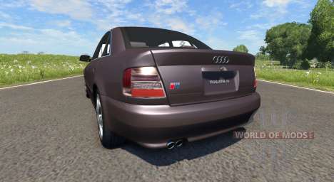 Audi S4 2000 [Pantone Black 5 C] für BeamNG Drive