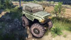 УАЗ-469 Monster-Truck-v2 für Spin Tires