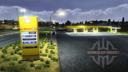 Européennes des stations d'essence pour Euro Truck Simulator 2